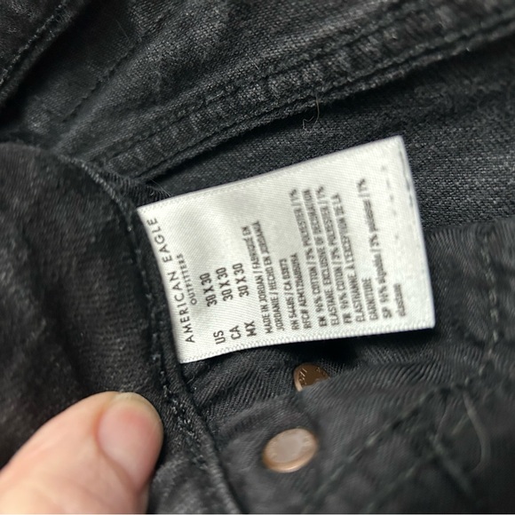 American Eagle Outfitters Black Slim Men Jeans 30x30 - Picture 4 of 5